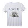 Liebe ist Shar-Pei T-Shirt – Romantisches Hundemotiv-Shirt für Damen und Herren zum Valentinstag