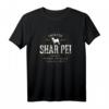 Vintage Shar Pei T-Shirt für Hundeliebhaber - Klassisch geschnitten, doppelt genähter Saum, perfektes Geschenk für Shar Pei Fans