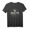Vintage Shar Pei T-Shirt für Hundeliebhaber - Klassisch geschnitten, doppelt genähter Saum, perfektes Geschenk für Shar Pei Fans
