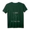 Damen Ich liebe meinen Chow-Chow T-Shirt mit V-Ausschnitt – Niedliches Hundedesign, Geschenk für Chow-Chow Liebhaber, Muttertag, Geburtstag & Weihnachten