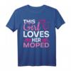 Dieses Mädchen Liebt Ihre Simson-S51 Moped T-Shirt – Coole Geschenkidee für Mopedfans, Geburtstags- und Vatertagsgeschenk für junge Motorenliebhaber