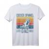 Hund | Cocker Spaniel Papa - Vintage Hundemotiv T-Shirt für Hundeliebhaber, Väter & Hundebesitzer zum Geburtstag, Weihnachten & Vatertag