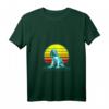 Damen Retro Vintage Cocker Spaniel Sonnenuntergang T-Shirt mit V-Ausschnitt – Perfektes Geschenk für Hundeliebhaber, Vintage & Vaporwave Style