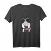Collie trinkt Kaffee - Hunde- und Kaffee-Liebhaber T-Shirt für Kaffeepausen, Frühaufsteher & Morgenmuffel
