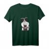 Collie trinkt Kaffee - Hunde- und Kaffee-Liebhaber T-Shirt für Kaffeepausen, Frühaufsteher & Morgenmuffel