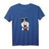 Collie trinkt Kaffee - Hunde- und Kaffee-Liebhaber T-Shirt für Kaffeepausen, Frühaufsteher & Morgenmuffel