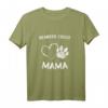 Damen Hundepfote Welpe Hund Pfötchen Herz Mama T-Shirt - Perfekte Geschenkidee für Hundeliebhaberinnen, Hundemütter & Welpenfans