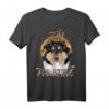 HapFrog T-Shirt für Hundeliebhaber - Stay Pawsitive mit detailliertem Hundebild, perfektes Geschenk für Liebhaber von Langhaaren