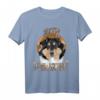 HapFrog T-Shirt für Hundeliebhaber - Stay Pawsitive mit detailliertem Hundebild, perfektes Geschenk für Liebhaber von Langhaaren