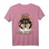 HapFrog T-Shirt für Hundeliebhaber - Stay Pawsitive mit detailliertem Hundebild, perfektes Geschenk für Liebhaber von Langhaaren