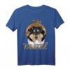 HapFrog T-Shirt für Hundeliebhaber - Stay Pawsitive mit detailliertem Hundebild, perfektes Geschenk für Liebhaber von Langhaaren