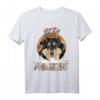 HapFrog T-Shirt für Hundeliebhaber - Stay Pawsitive mit detailliertem Hundebild, perfektes Geschenk für Liebhaber von Langhaaren