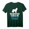 Herren Bearded Collie Papa T-Shirt - Perfektes Geschenk für Hundeliebhaber und Hundebesitzer