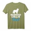 Herren Bearded Collie Papa T-Shirt - Perfektes Geschenk für Hundeliebhaber und Hundebesitzer