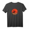 Deutsch Kurzhaar Pointer Naturliebhaber Mond Silhouette Hund T-Shirt - Lustiges Geschenk für Hundeliebhaber, Jäger & Familienmitglieder