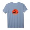 Deutsch Kurzhaar Pointer Naturliebhaber Mond Silhouette Hund T-Shirt - Lustiges Geschenk für Hundeliebhaber, Jäger & Familienmitglieder