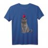 Katzenmotiv T-Shirt mit Britisch Kurzhaar und Herz – Lustiges, buntes Shirt für Katzenliebhaber und Katzenmamas & -papas