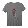 Katzenmotiv T-Shirt mit Britisch Kurzhaar und Herz – Lustiges, buntes Shirt für Katzenliebhaber und Katzenmamas & -papas