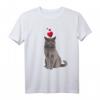 Katzenmotiv T-Shirt mit Britisch Kurzhaar und Herz – Lustiges, buntes Shirt für Katzenliebhaber und Katzenmamas & -papas