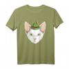 Cornish Rex Cat Oktoberfest T-Shirt mit Bayerischem Hut – Perfekt für Bierfest, Party & Katzenliebhaber