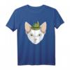 Cornish Rex Cat Oktoberfest T-Shirt mit Bayerischem Hut – Perfekt für Bierfest, Party & Katzenliebhaber