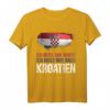 Ich muss gar nichts ich muss nur nach Kroatien T-Shirt – Geschenkidee für Kroatien-Fans, Reisende & Urlauber in Zagreb