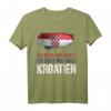 Ich muss gar nichts ich muss nur nach Kroatien T-Shirt – Geschenkidee für Kroatien-Fans, Reisende & Urlauber in Zagreb