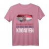 Ich muss gar nichts ich muss nur nach Kroatien T-Shirt – Geschenkidee für Kroatien-Fans, Reisende & Urlauber in Zagreb