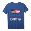 Ich muss gar nichts ich muss nur nach Kroatien T-Shirt – Geschenkidee für Kroatien-Fans, Reisende & Urlauber in Zagreb