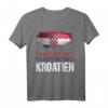 Ich muss gar nichts ich muss nur nach Kroatien T-Shirt – Geschenkidee für Kroatien-Fans, Reisende & Urlauber in Zagreb