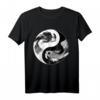 Koi Nishikigoi Fisch Karpfen Japan Ying Yang T-Shirt – Perfekt für Koi-Liebhaber & Japan-Fans als Geschenk zu Weihnachten & Geburtstag