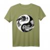 Koi Nishikigoi Fisch Karpfen Japan Ying Yang T-Shirt – Perfekt für Koi-Liebhaber & Japan-Fans als Geschenk zu Weihnachten & Geburtstag