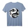 Koi Nishikigoi Fisch Karpfen Japan Ying Yang T-Shirt – Perfekt für Koi-Liebhaber & Japan-Fans als Geschenk zu Weihnachten & Geburtstag