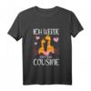 Kinder Bald Cousine Giraffen T-Shirt - Ich werde große Cousine 2024 Geschenk für zukünftige Cousine