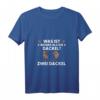 Damen T-Shirt: Was ist besser als ein Dackel - Zwei Dackel V-Ausschnitt, lustiges Hundespruch Geschenk für Hundeliebhaber