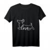 Liebe Haustier Tiermotiv Geschenk Dackel T-Shirt - Perfekt für Hundebesitzer & Tierliebhaber zu Weihnachten & Geburtstag