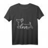 Liebe Haustier Tiermotiv Geschenk Dackel T-Shirt - Perfekt für Hundebesitzer & Tierliebhaber zu Weihnachten & Geburtstag