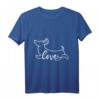 Liebe Haustier Tiermotiv Geschenk Dackel T-Shirt - Perfekt für Hundebesitzer & Tierliebhaber zu Weihnachten & Geburtstag