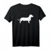 Dackel T-Shirt für Hundeliebhaber - Klassisch geschnitten, doppelt genähter Saum, ideales Geschenk für Hundebesitzer