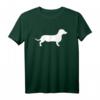 Dackel T-Shirt für Hundeliebhaber - Klassisch geschnitten, doppelt genähter Saum, ideales Geschenk für Hundebesitzer