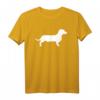 Dackel T-Shirt für Hundeliebhaber - Klassisch geschnitten, doppelt genähter Saum, ideales Geschenk für Hundebesitzer