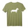 Dackel T-Shirt für Hundeliebhaber - Klassisch geschnitten, doppelt genähter Saum, ideales Geschenk für Hundebesitzer