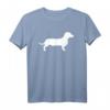 Dackel T-Shirt für Hundeliebhaber - Klassisch geschnitten, doppelt genähter Saum, ideales Geschenk für Hundebesitzer