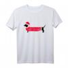 Weihnachtspullover mit Dackel-Motiv – Lustiges Tiermotiv T-Shirt für Weihnachten und Festliche Anlässe