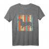Vintage Dackel - Retro Dackel Teckel Hunde T-Shirt für Hundeliebhaber & Dackelbesitzer, Perfekt als Weihnachts- oder Geburtstagsgeschenk