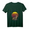 Damen Retro-Dachshund-Silhouette-Geschenke T-Shirt mit V-Ausschnitt – Perfektes Geschenk für Hundeliebhaber & Dackelbesitzer zum Geburtstag