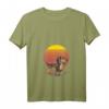 Damen Retro-Dachshund-Silhouette-Geschenke T-Shirt mit V-Ausschnitt – Perfektes Geschenk für Hundeliebhaber & Dackelbesitzer zum Geburtstag