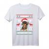 Frohe Waunachten Weihnachten Hund Dachshund Langarmshirt – Witziges Geschenk für Hundeliebhaber, Hundepapa & Hundemama