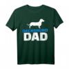 Dackel Papa T-Shirt für Hundeliebhaber und Väter – Klassisch geschnitten, doppelt genähter Saum, perfektes Geschenk für Hundebesitzer
