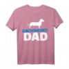 Dackel Papa T-Shirt für Hundeliebhaber und Väter – Klassisch geschnitten, doppelt genähter Saum, perfektes Geschenk für Hundebesitzer